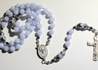 Blue Agate Rosary